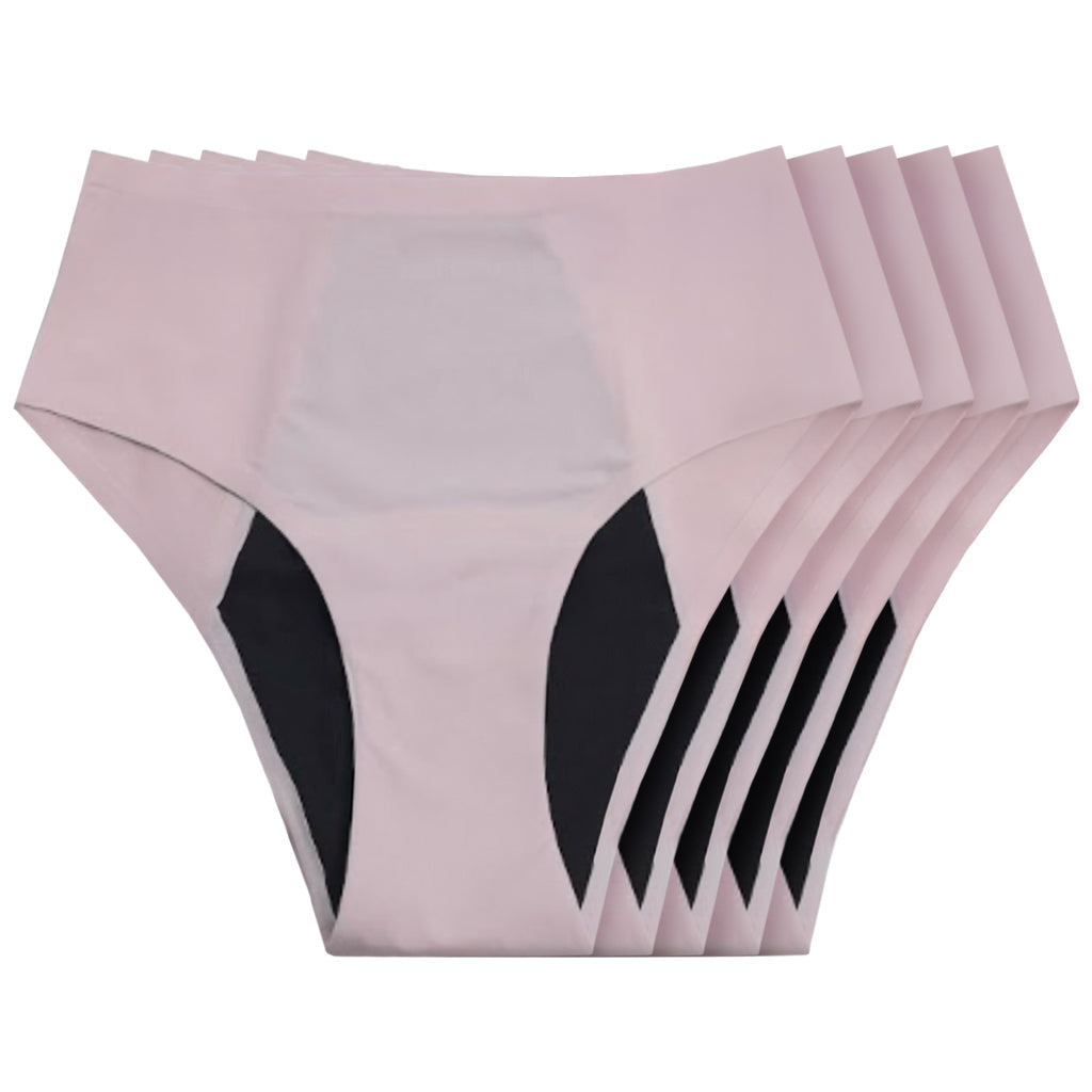 NEW: Seamless Leakproof High Waisted (Heavy Flow Pink Bundles)