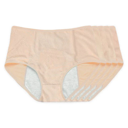 Floral Leakproof Underwear (Beige Bundles)